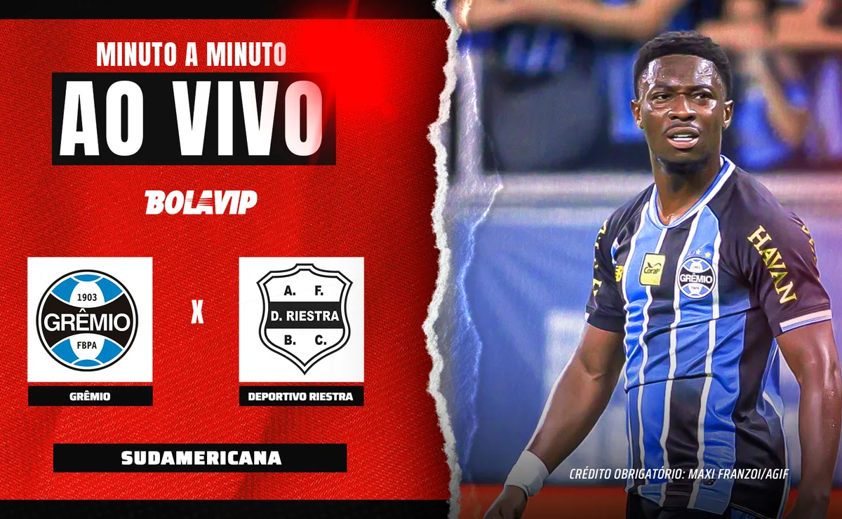Grêmio x Deportivo Riestra AO VIVO – Onde assistir jogo em tempo real pela Copa Sul-Americana 2026