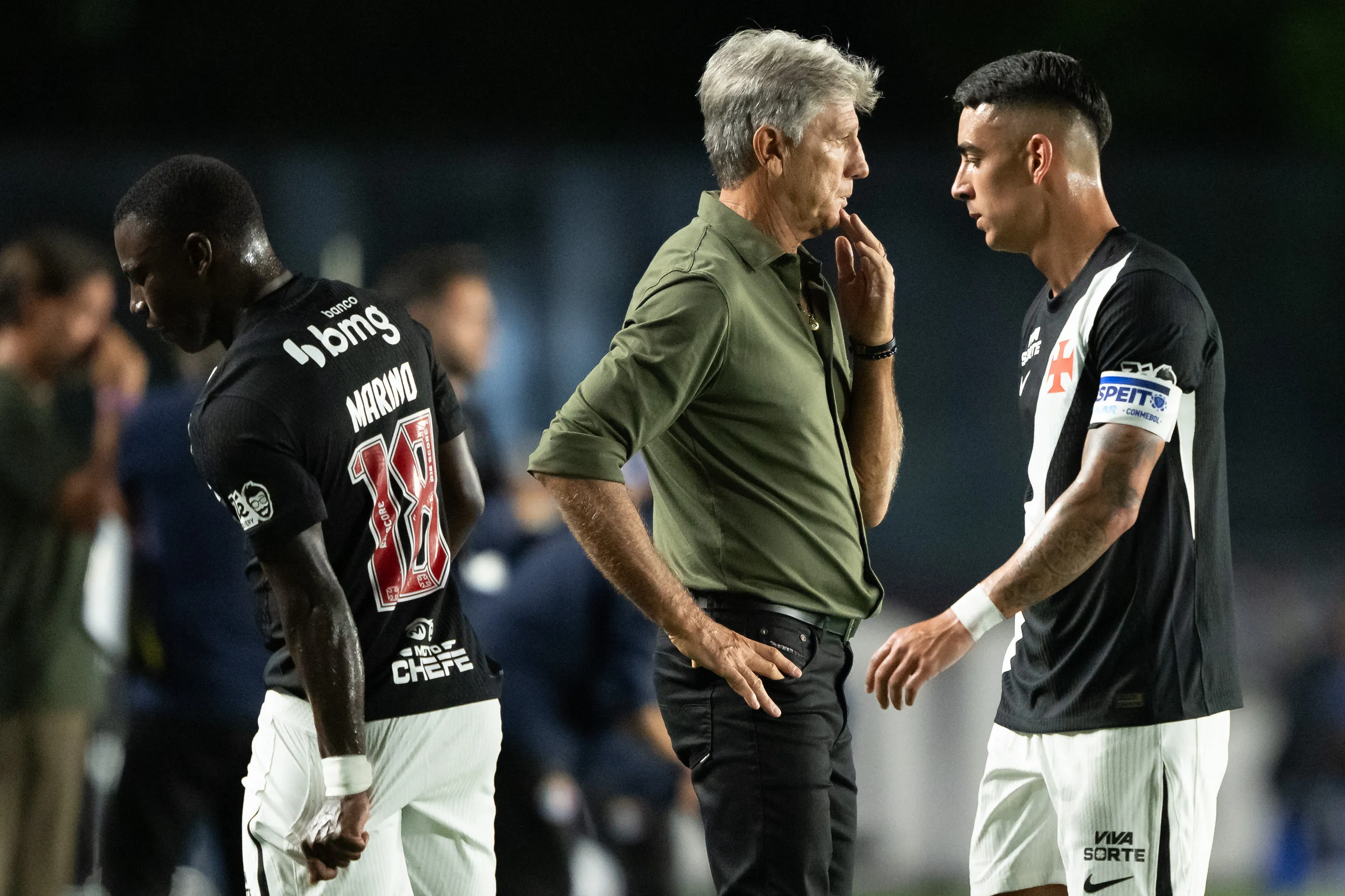 Renato Gaucho tecnico do Vasco durante partida contra o Audax Italiano no estadio Sao Januario pelo campeonato Copa Sul-Americana 2026. Foto: Jorge Rodrigues/AGIF