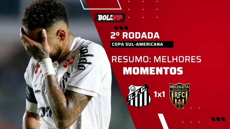 Santos joga mal e empata na Vila com Neymar. Foto: Mauricio De Souza/AGIF