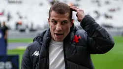 Pedrinho presidente do Vasco antes da partida contra o Corinthians no estadio Arena Corinthians pelo campeonato Brasileiro A 2025.