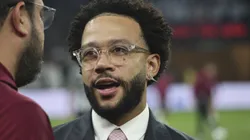 Postura de Memphis Depay vem desagradando. Foto: Leco Viana/IMAGO/TheNews2