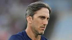 Luis Zubeldia tecnico do Fluminense durante partida contra o Flamengo no estadio Maracana pelo campeonato Brasileiro A 2026. Foto: Thiago Ribeiro/AGIF