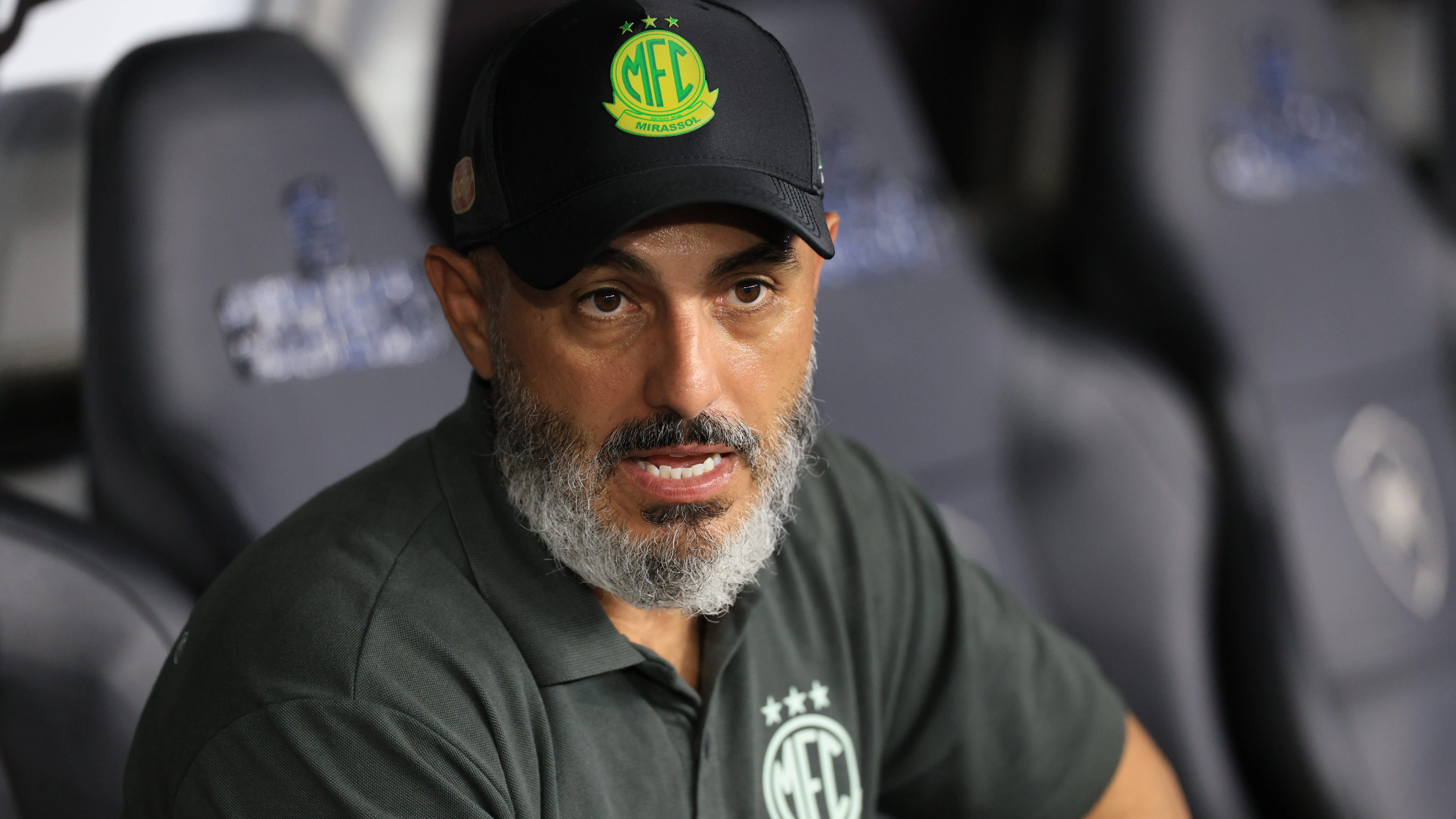 Técnico Rafael Guanaes sequer relacionou novamente Tiquinho para jogo do Mirassol pela Libertadores – Foto: Wagner Meier/Getty Images