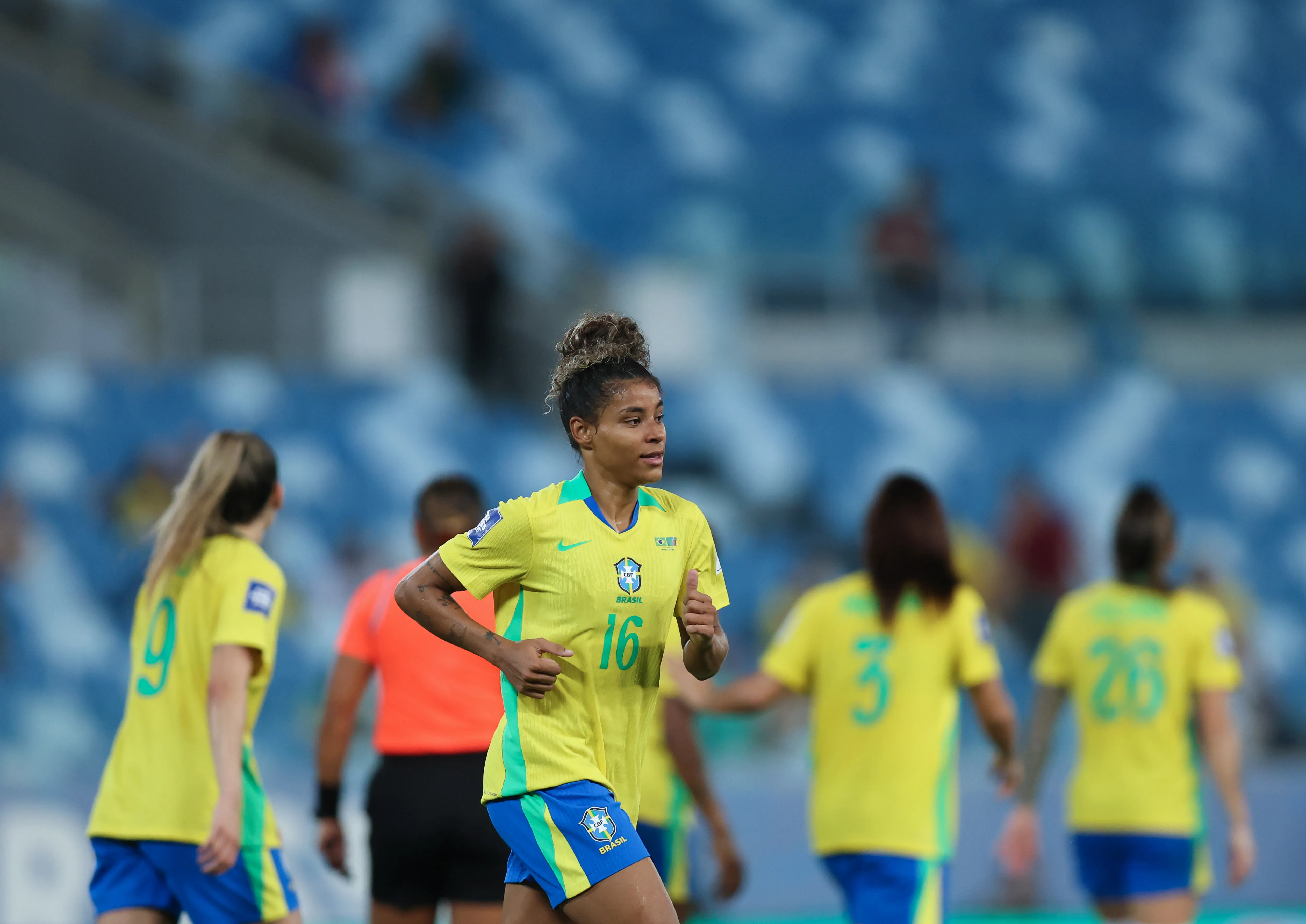 Raissa Bahia também marcou seu primeiro gol pela Seleção. Foto: Lívia Villas Boas/CBF