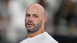 RJ - RIO DE JANEIRO - 09/04/2026 - COPA SUL-AMERICANA 2026, BOTAFOGO X CARACAS - Franclim Carvalho tecnico do Botafogo durante partida contra o Caracas no estadio Engenhao pelo campeonato Copa Sul-Americana 2026. Foto: Thiago Ribeiro/AGIF