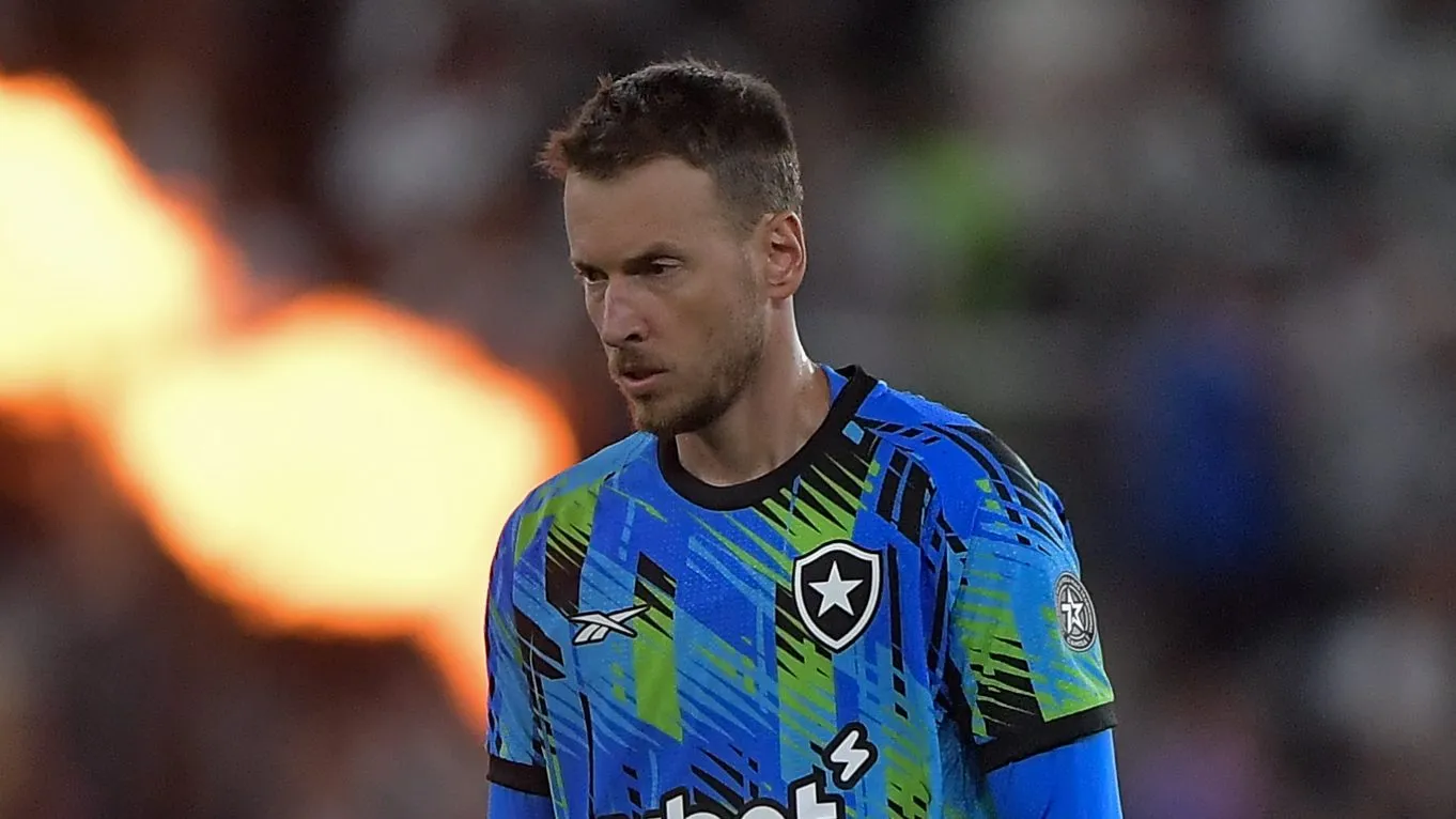 Neto goleiro do Botafogo. Foto: Thiago Ribeiro/AGIF