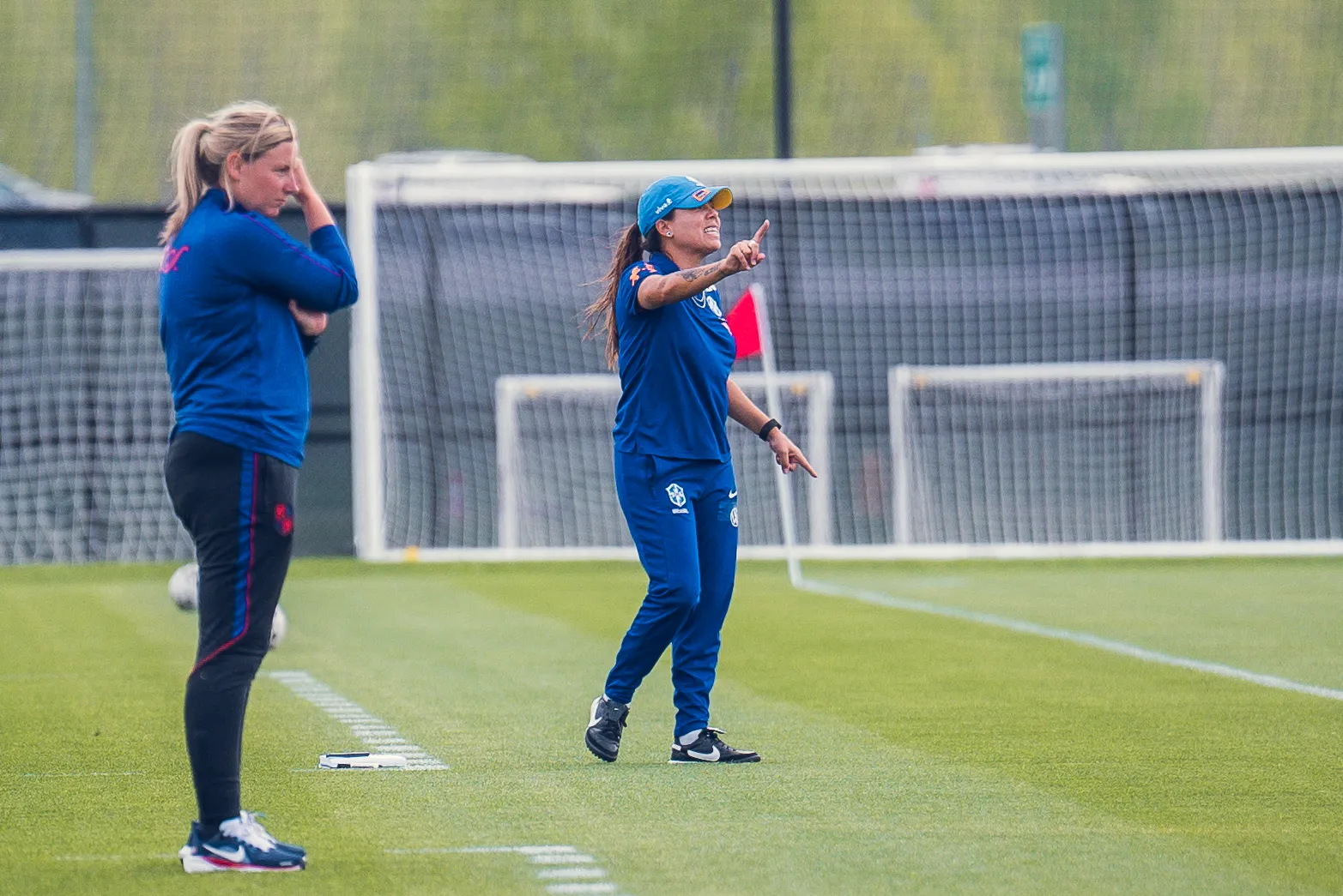 Camilla Orlando durante amistoso. Foto: Fábio Souza/CBF