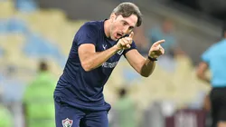 Luís Zubeldía durante a estreia do Fluminense em casa na Libertadores