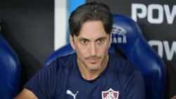 Luis Zubeldia tecnico do Fluminense durante partida contra o Independiente no estadio Maracana pelo campeonato Copa Libertadores 2026.