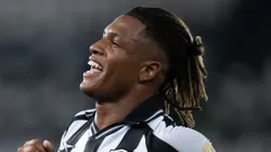 Danilo jogador do Botafogo comemora seu gol durante partida contra o Nacional Potosi no estadio Engenhao pelo campeonato Copa Libertadores 2026.