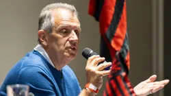Bap presidente do Flamengo durante reunião no clube