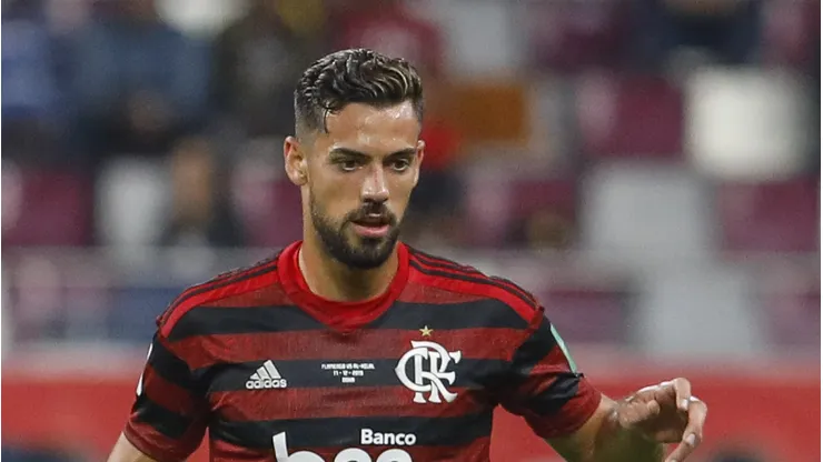 - Pablo Marí com a camisa do Flamengo.