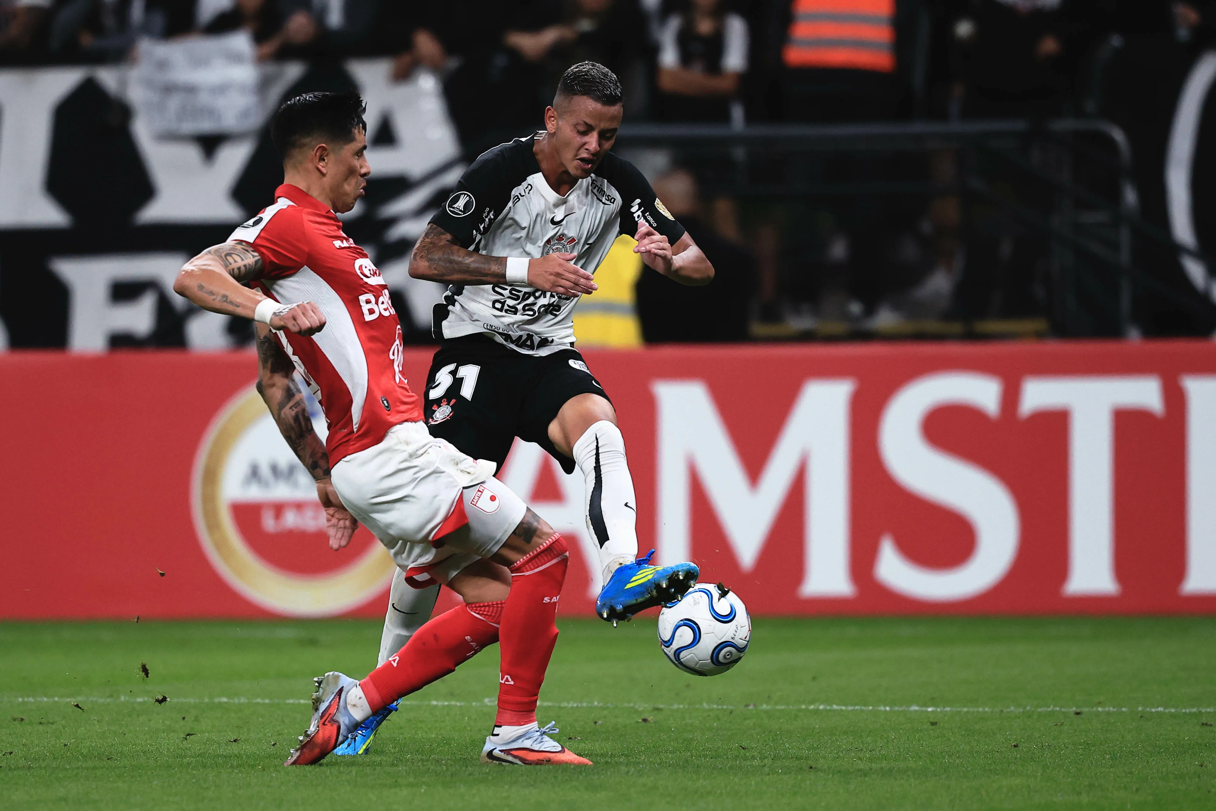 Corinthians venceu mais um jogo na Libertadores. Foto: Ettore Chiereguini/AGIF
