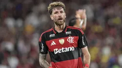 RJ - RIO DE JANEIRO - 12/04/2026 - BRASILEIRO A 2026, FLUMINENSE X FLAMENGO - Leo Pereira jogador do Flamengo durante partida contra o Fluminense no estadio Maracana pelo campeonato Brasileiro A 2026. Foto: Thiago Ribeiro/AGIF
