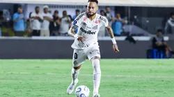 Neymar (Santos) durante jogo contra o Recoleta, no dia 14.04.2026. Foto: Marco Buenavista/Sports Press Photo