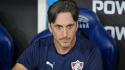 Luis Zubeldia tecnico do Fluminense durante partida contra o Independiente no estadio Maracana pelo campeonato Copa Libertadores 2026. Foto: Thiago Ribeiro/AGIF