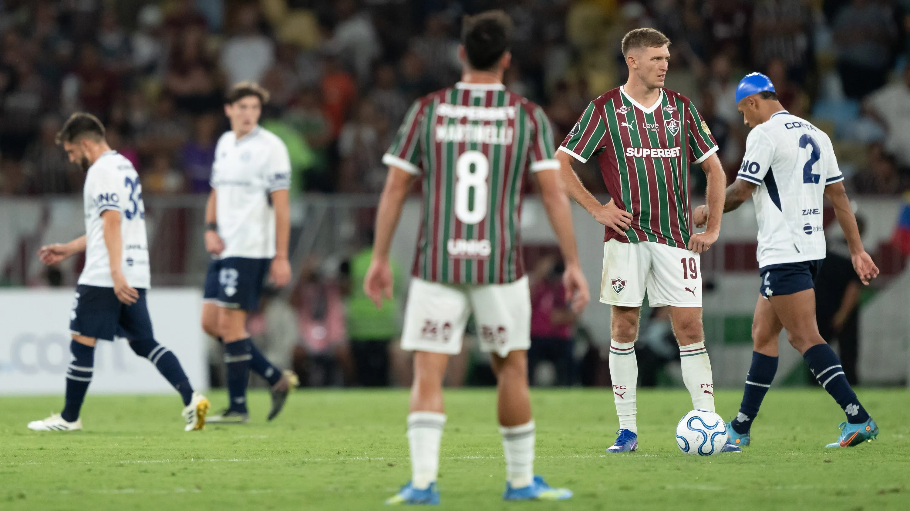 Castillo jogador do Fluminense durante partida contra o Independiente no estadio Maracana pelo campeonato Copa Libertadores 2026. Foto: Jorge Rodrigues/AGIF