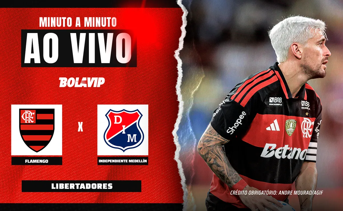 Flamengo x Independiente Medellín AO VIVO e GRÁTIS: Onde assistir o jogo em tempo real pela Libertadores