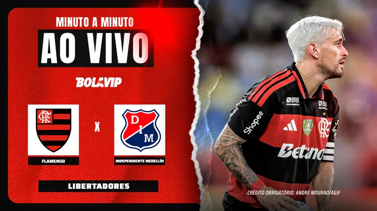 Flamengo goleia Independiente Medellín, em casa, pela Libertadores