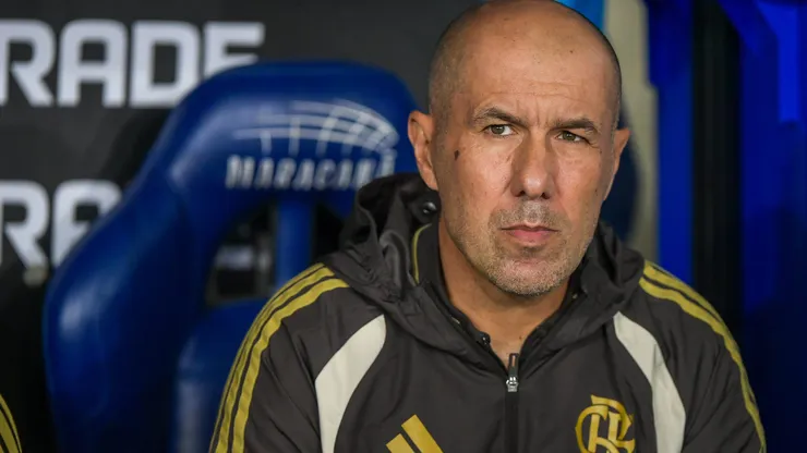 Leonardo Jardim tecnico do Flamengo durante partida contra o Independiente Medellin no estadio Maracana pelo campeonato Copa Libertadores 2026. Foto: Thiago Ribeiro/AGIF