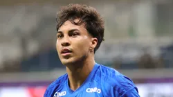 - Kaio Jorge jogador do Cruzeiro comemora seu gol durante partida contra o Atletico no estadio Mineirao pelo campeonato Mineiro 2026.