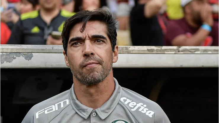 - Abel Ferreira tecnico do Palmeiras durante partida contra o Flamengo no estadio Maracana