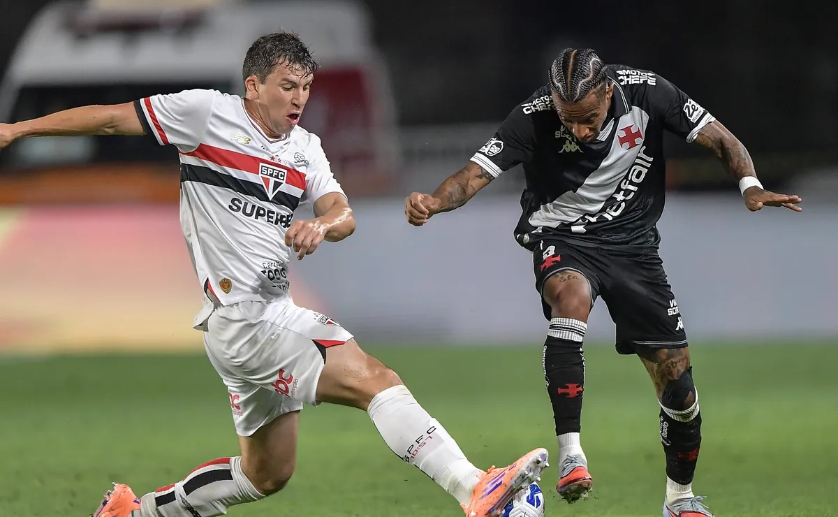 Adversário do São Paulo, Vasco terá desfalques importantes no Brasileirão