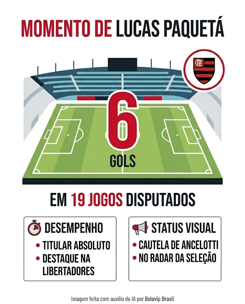 Infográfico - Foto: gerada com auxílio de IA pelo Bolavip Brasil.