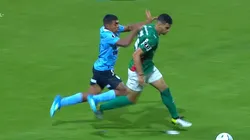 Árbitro do VAR apontou penalidade em Arthur em vitória do Palmeiras sobre o Sporting Cristal - Foto: Reprodução/Paramount+