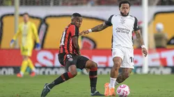 Depay jogador do Corinthians durante partida contra o Vitoria no estadio Barradao pelo campeonato Brasileiro A 2025. Foto: Jhony Pinho/AGIF