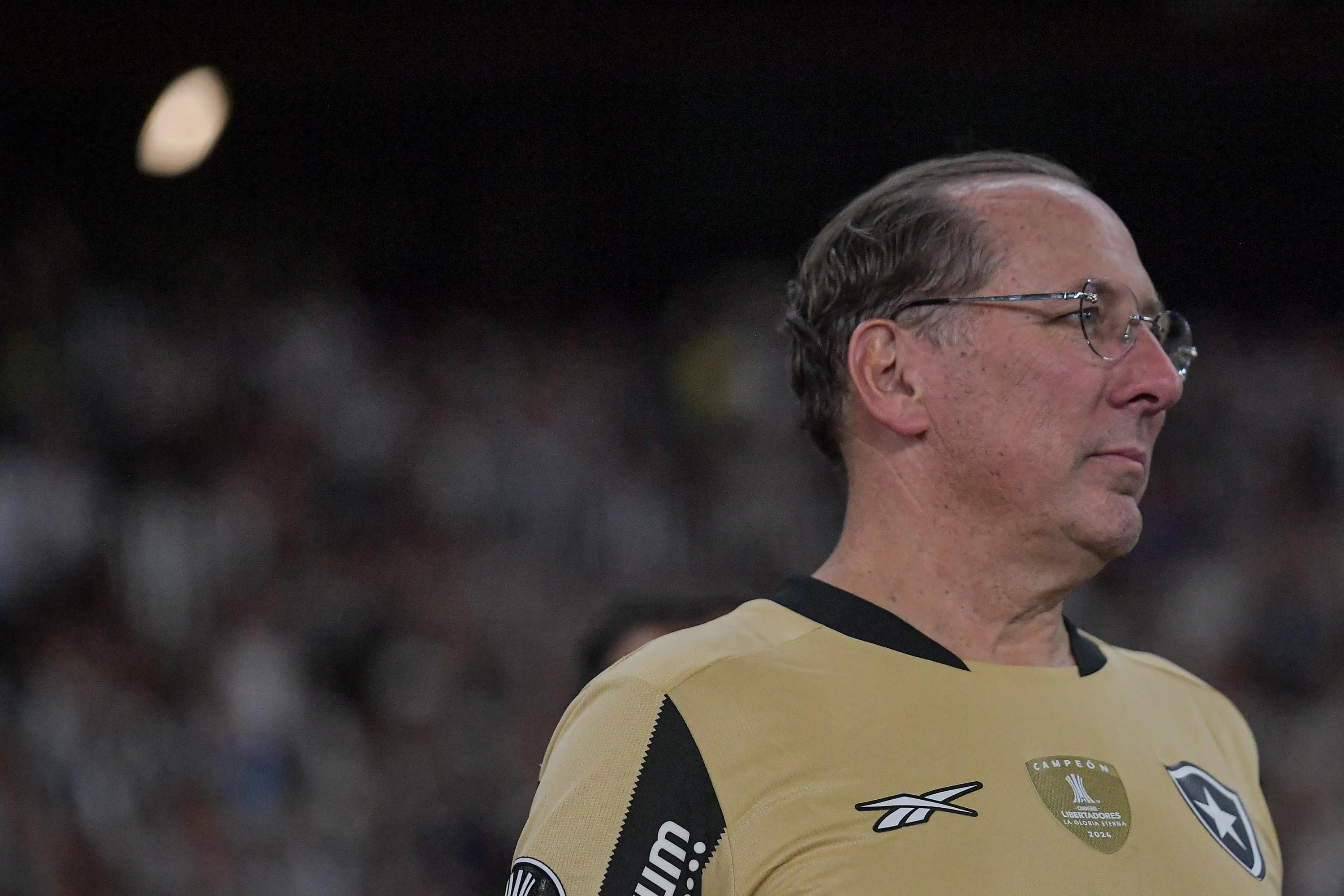 John Charles Textor CEO do Botafogo durante partida contra o Vasco no estadio Engenhao pelo campeonato Copa Do Brasil 2025. Foto: Thiago Ribeiro/AGIF