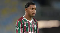 RJ - RIO DE JANEIRO - 15/04/2026 - COPA LIBERTADORES 2026, FLUMINENSE X INDEPENDIENTE RIVADAVIA - Wesley Nata jogador do Fluminense durante partida contra o Independiente no estadio Maracana pelo campeonato Copa Libertadores 2026. Foto: Thiago Ribeiro/AGIF