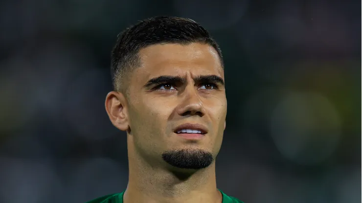 Andreas durante partida do Verdão na Série A