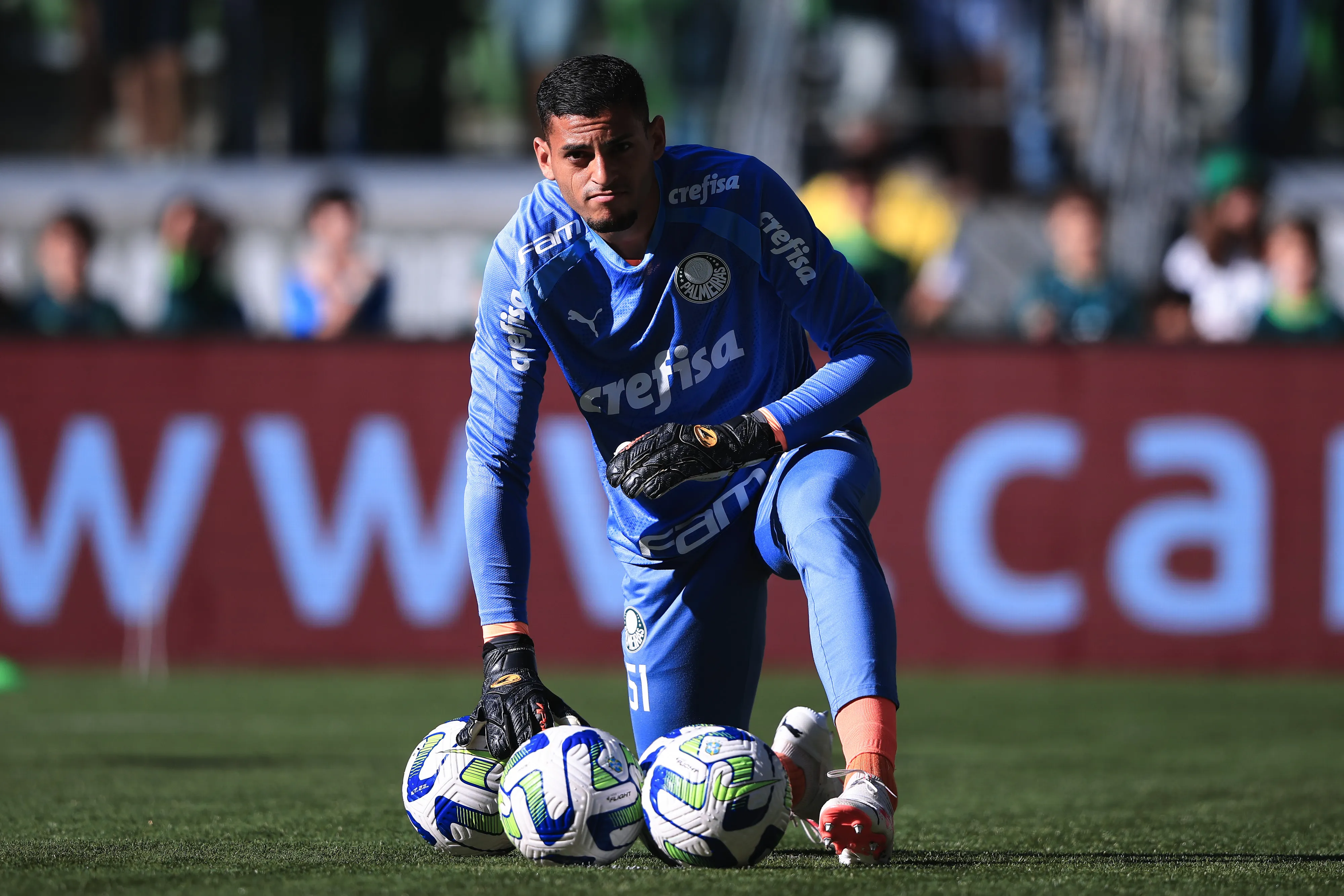 Kaique não jogou pelo Palmeiras. Foto: Ettore Chiereguini/AGIF