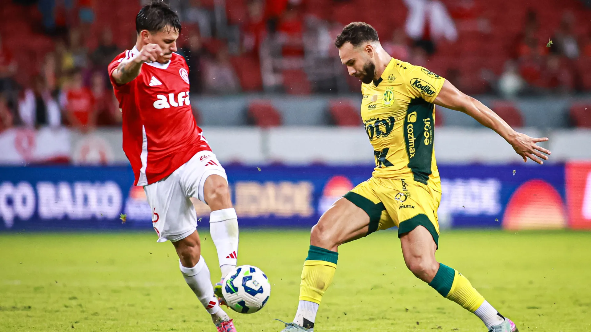 Inter e Mirassol vão se enfrentar no Beira-Rio neste domingo (19) – Foto: Maxi Franzoi/AGIF