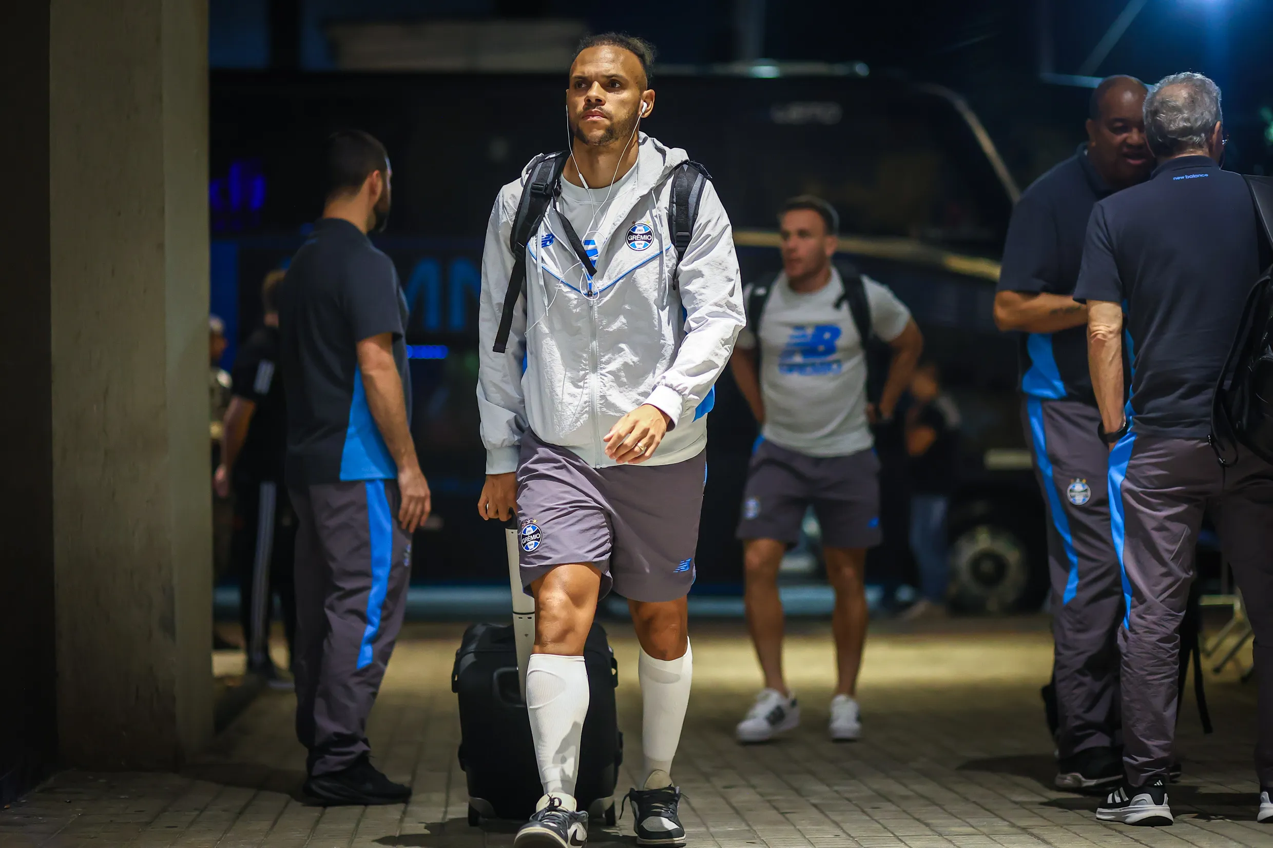 Braithwaite ainda não balançou as redes após lesão – Foto: Lucas Uebel/Grêmio FBPA