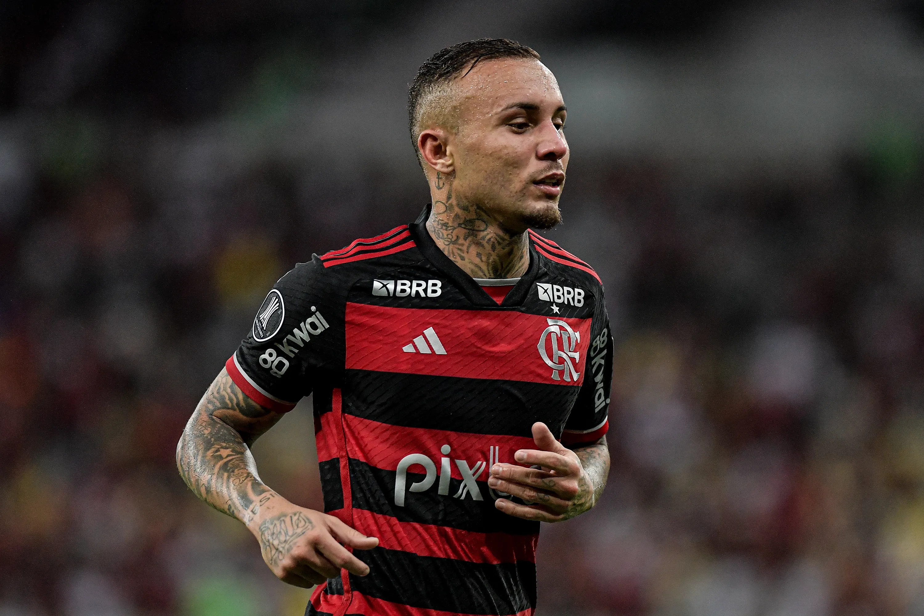 Cebolinha pode deixar o Rubro-Negro em breve.  Foto: Thiago Ribeiro/AGIF