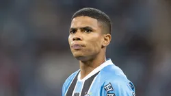 Jose Enamorado jogador do Gremio durante partida contra o Bragantino no estadio Arena do Gremio pelo campeonato Brasileiro A 2026. Foto: Liamara Polli/AGIF