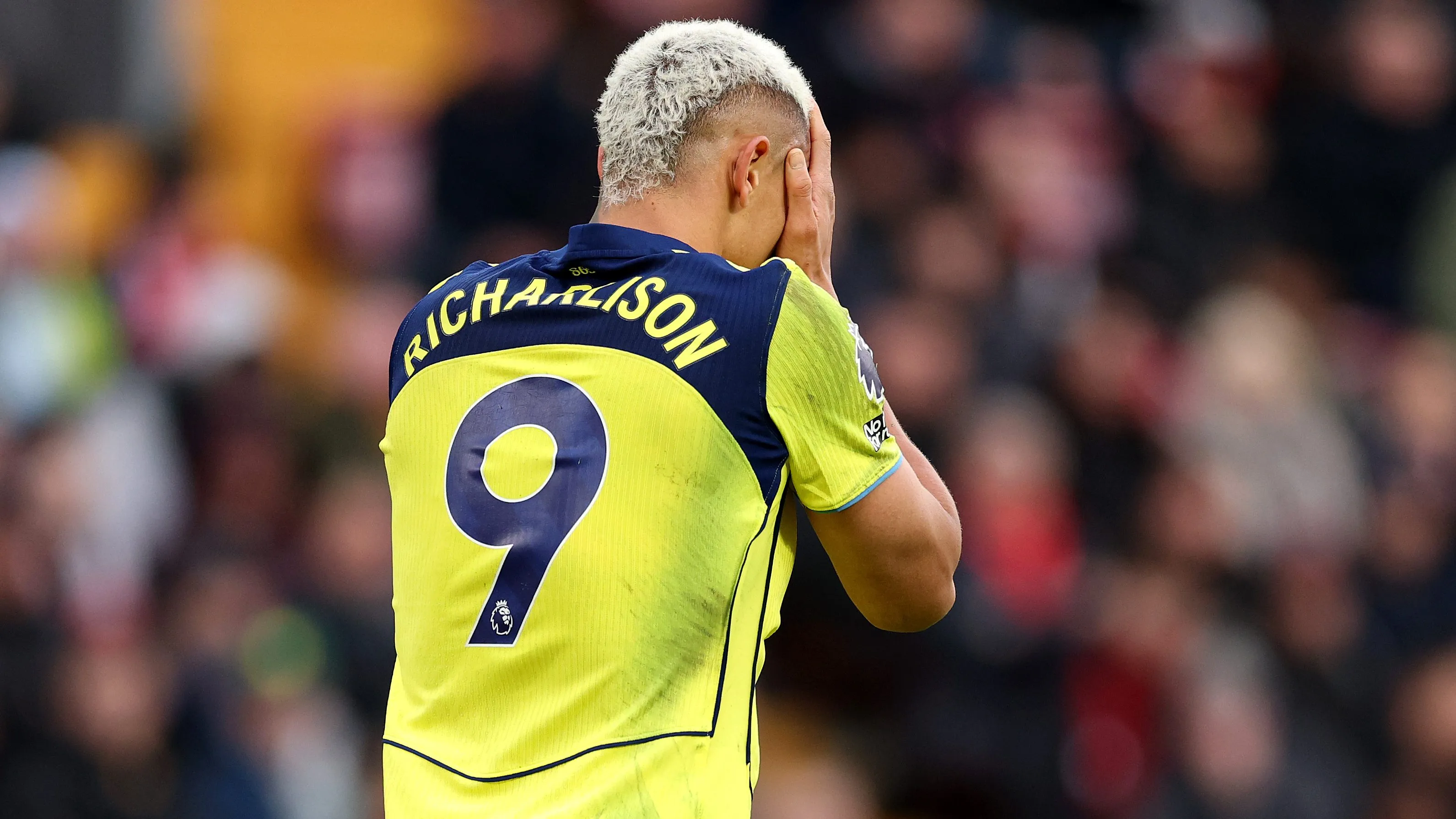 Richarlison pelo Tottenham. (Photo by Michael Regan/Getty Images)