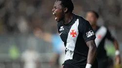 RJ - RIO DE JANEIRO - 18/04/2026 - BRASILEIRO A 2026, VASCO X SAO PAULO - Andres Gomez jogador do Vasco comemora seu gol durante partida contra o Sao Paulo no estadio Sao Januario pelo campeonato Brasileiro A 2026. Foto: Jorge Rodrigues/AGIF