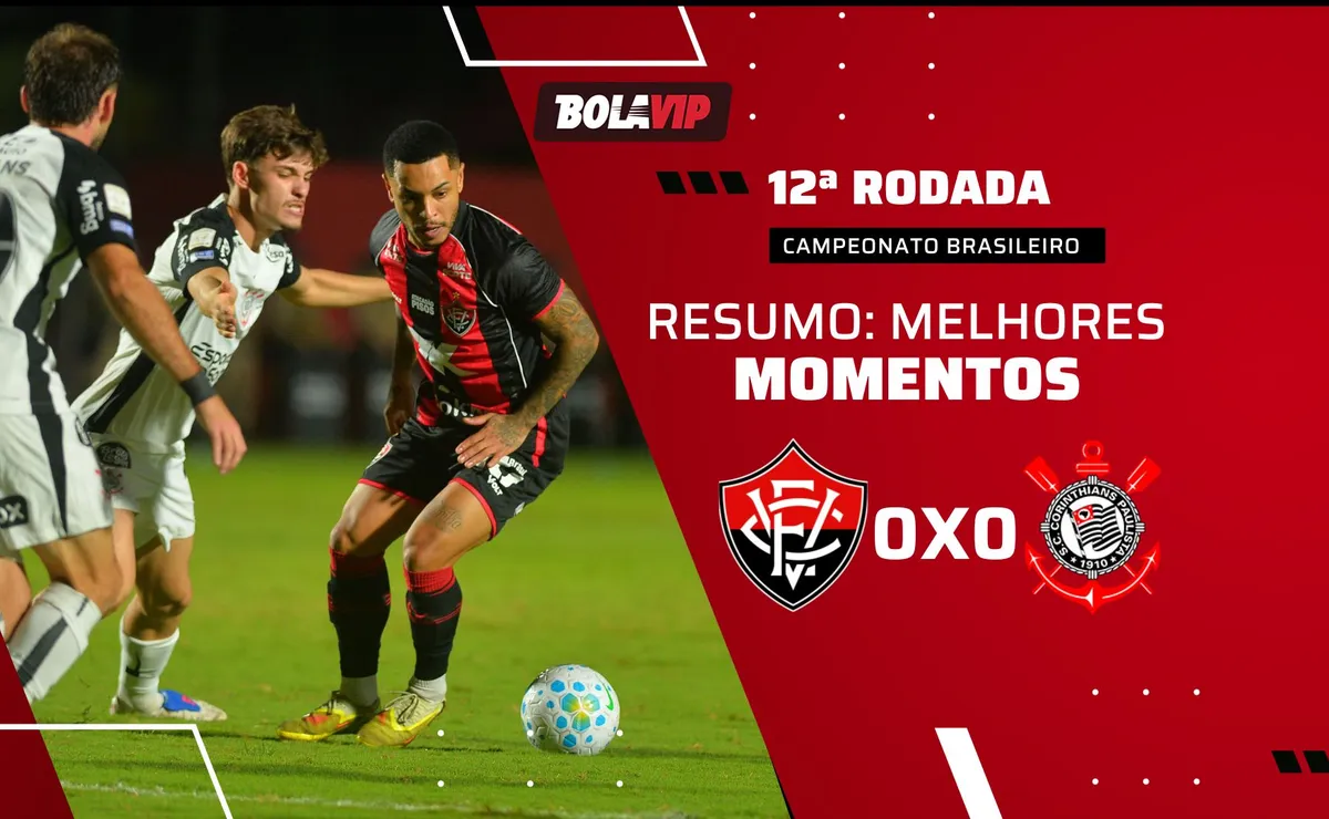 Vitória 0 x 0 Corinthians: resumo do duelo sem gols pelo Brasileirão
