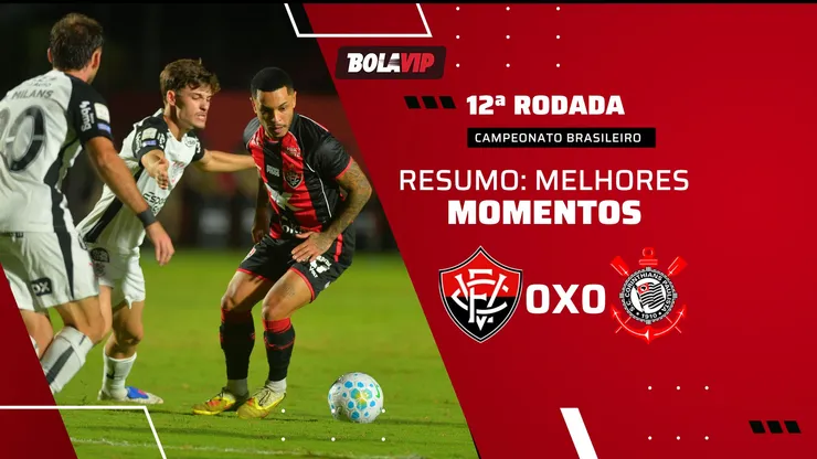Em jogo truncado, Vitória e Corinthians ficam no empate sem gols