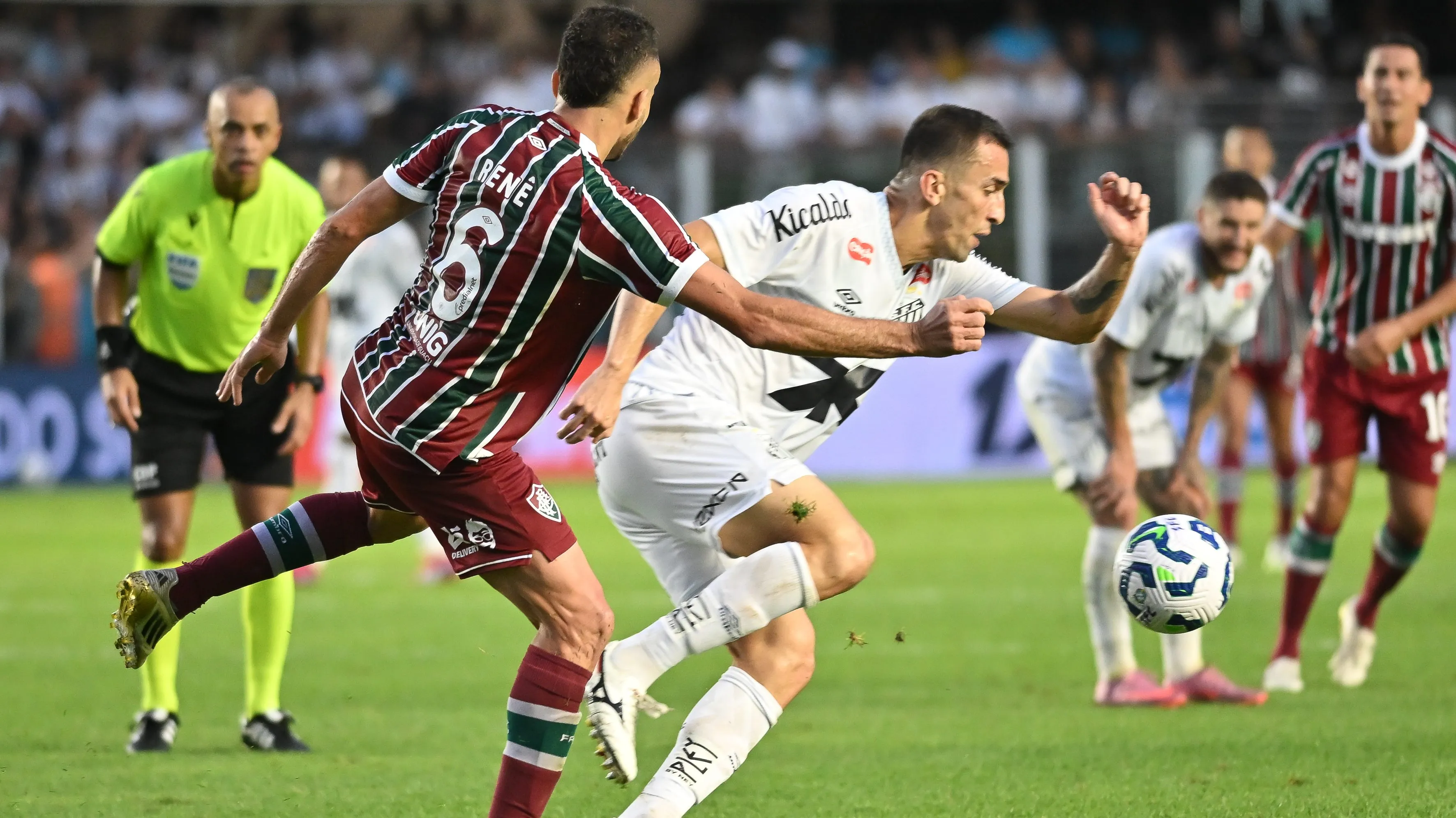 Santos X Fluminense.; Foto: Jota Erre/AGIF