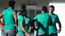 Jogadores se cobram por resposta. Foto: Marcelo Gonçalves/Fluminense FC