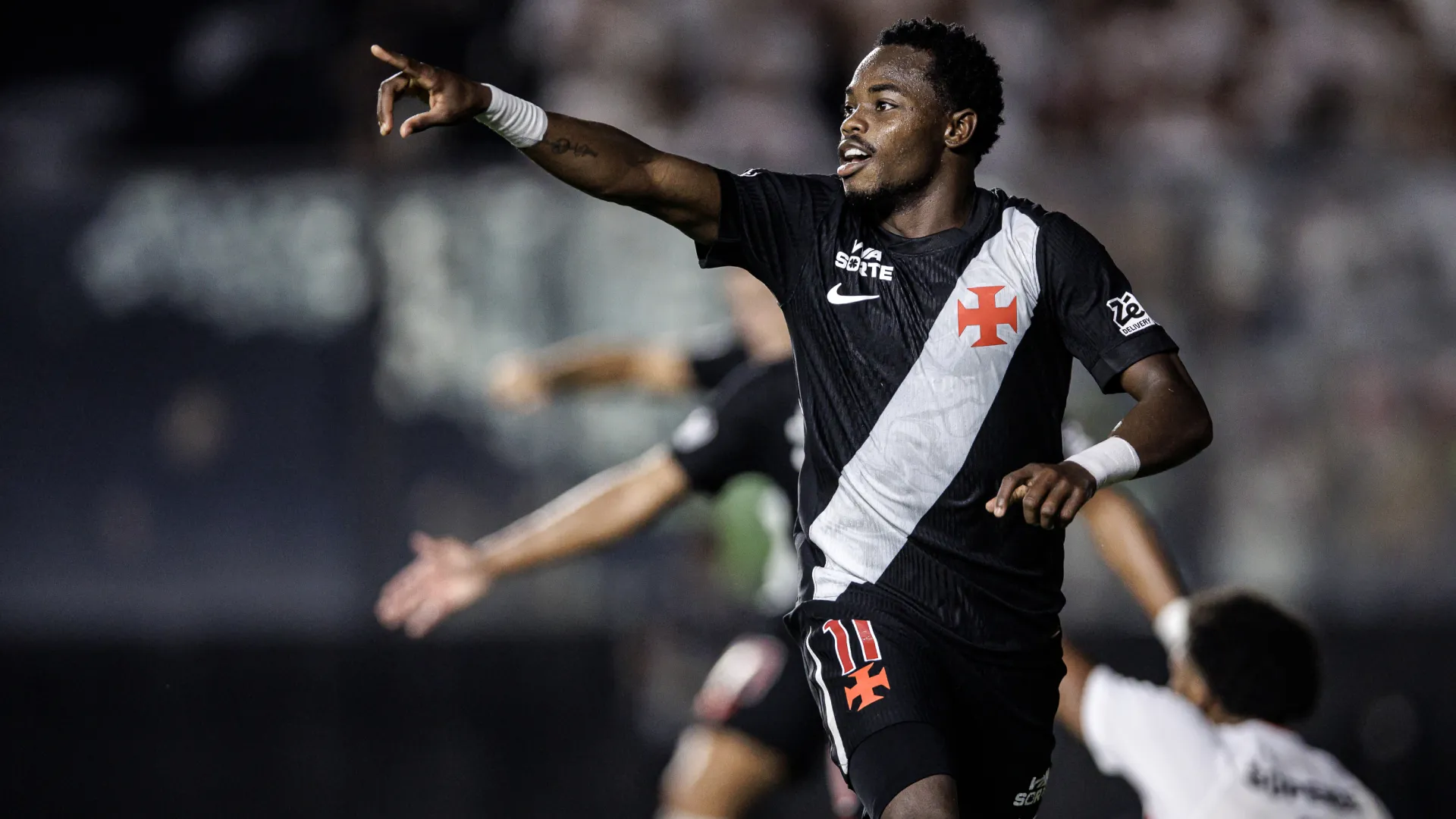 Andrés Gómez comemorando após marcar contra o São Paulo – Foto: Andre Mourao/AGIF