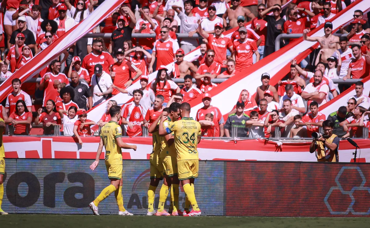 Internacional sai atrás para o Mirassol no Beira-Rio e pressão sobre Paulo Pezzolano aumenta