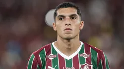 Serna jogador do Fluminense durante partida contra o Flamengo no estadio Maracana pelo campeonato Brasileiro A 2026. Foto: Thiago Ribeiro/AGIF