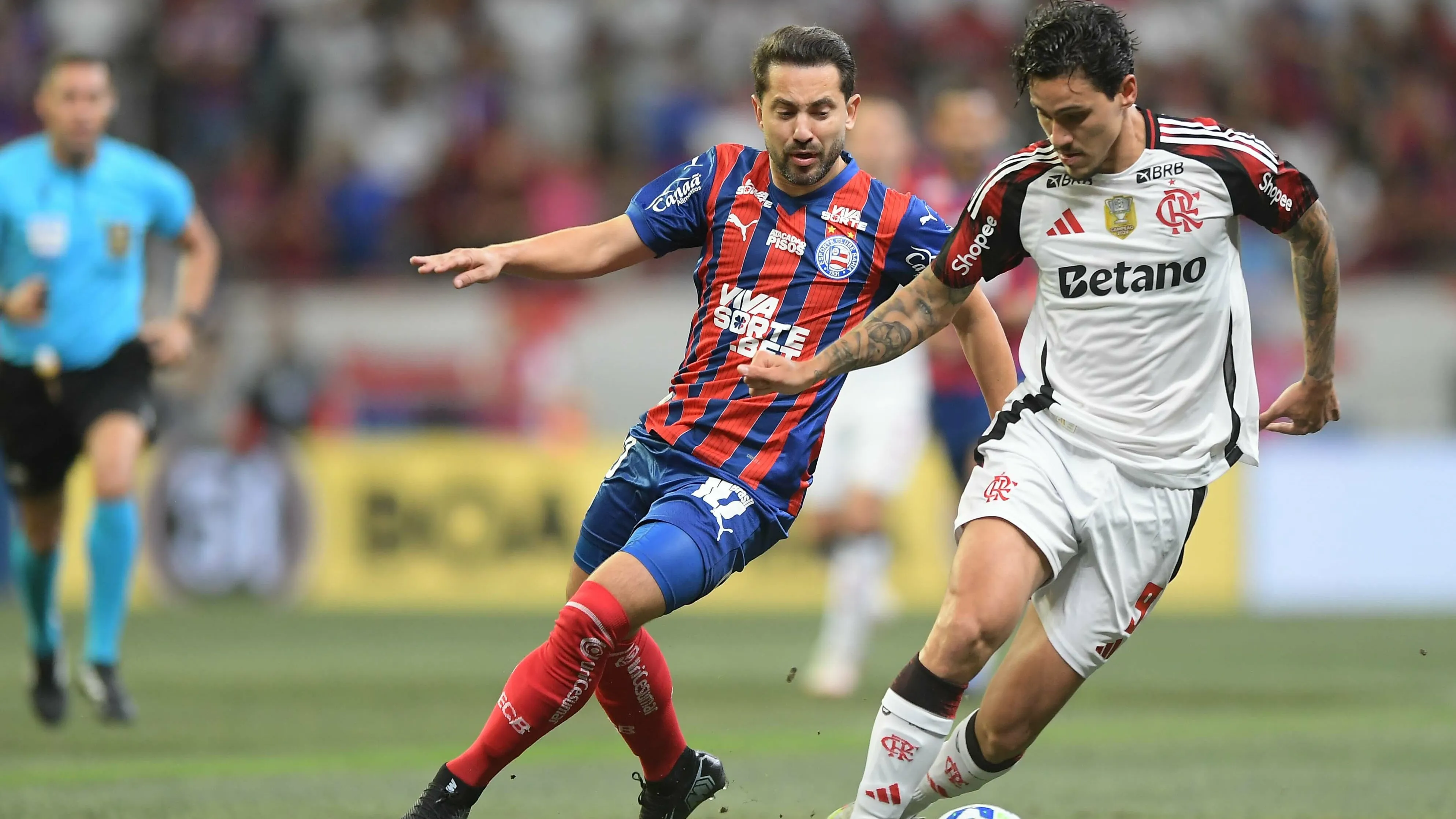 Flamengo x Bahia. Foto: Jhony Pinho/AGIF