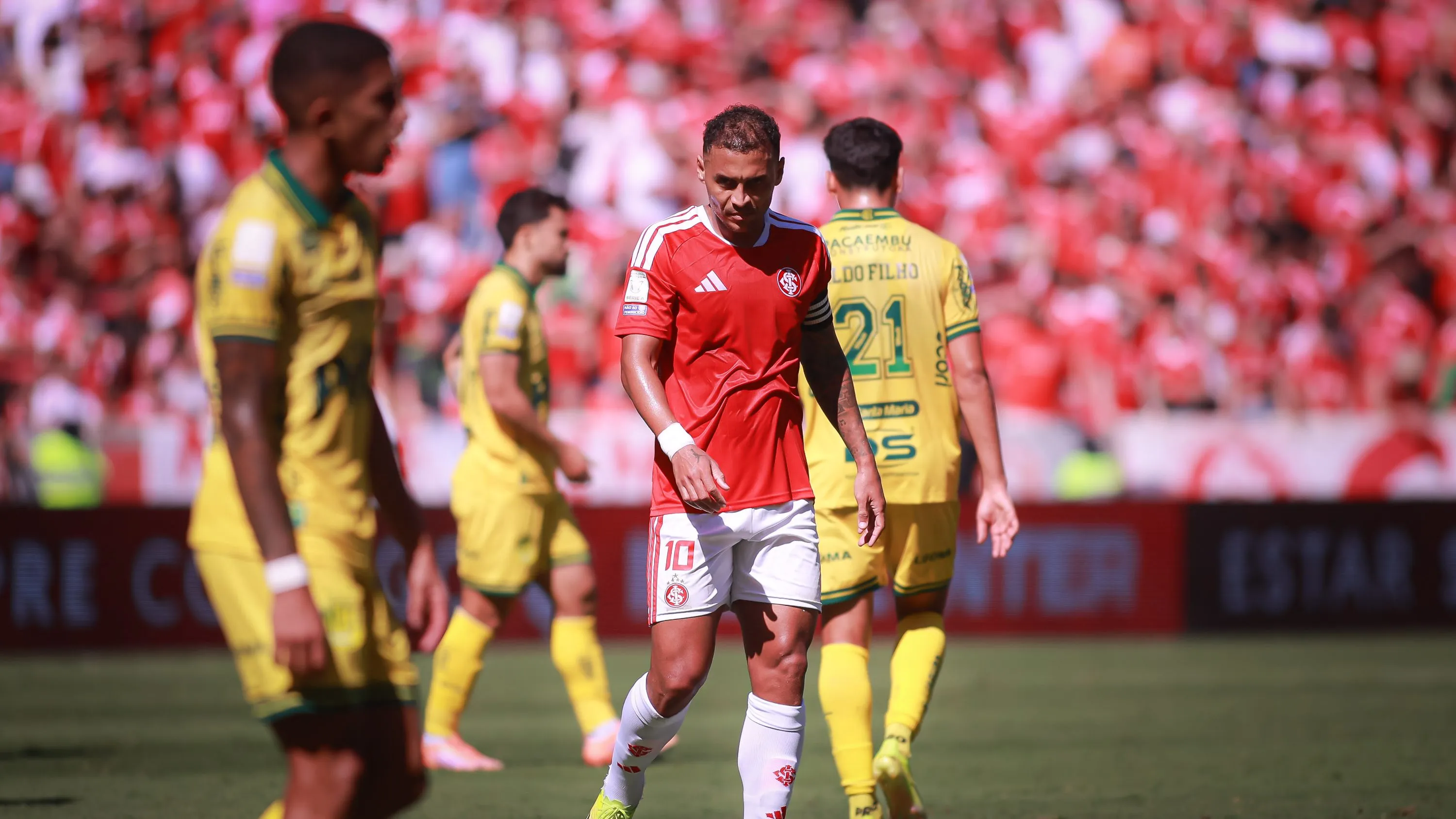 Alan Patrick jogador do Internacional durante partida contra o Mirassol no estadio Beira-Rio pelo campeonato Brasileiro A 2026. Foto: Maxi Franzoi/AGIF