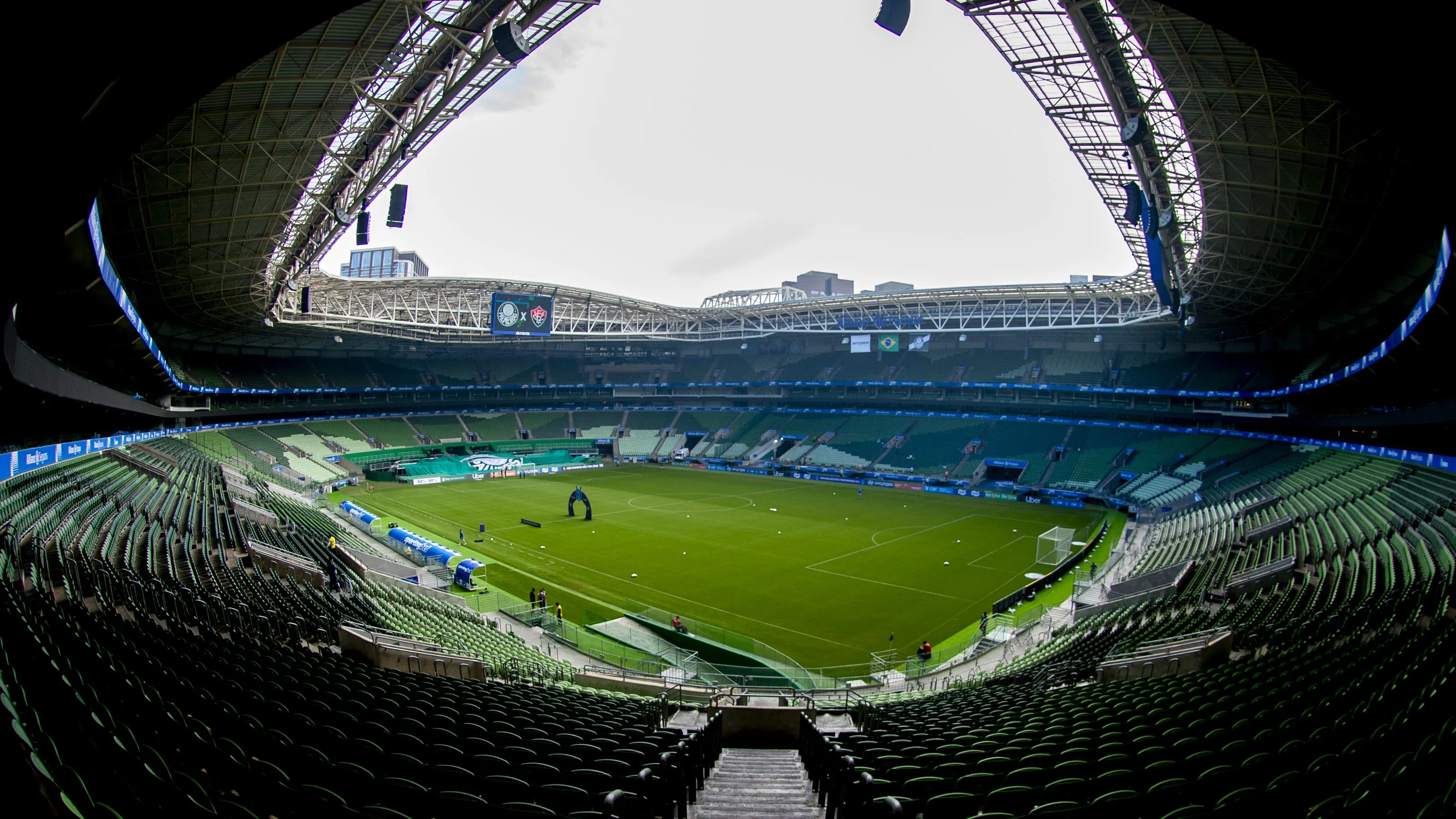 Paulo Nobre assistirá Palmeiras x Jacuipense de seu camarote particular no Allianz pela 1ª vez – Foto: Anderson Romao/AGIF